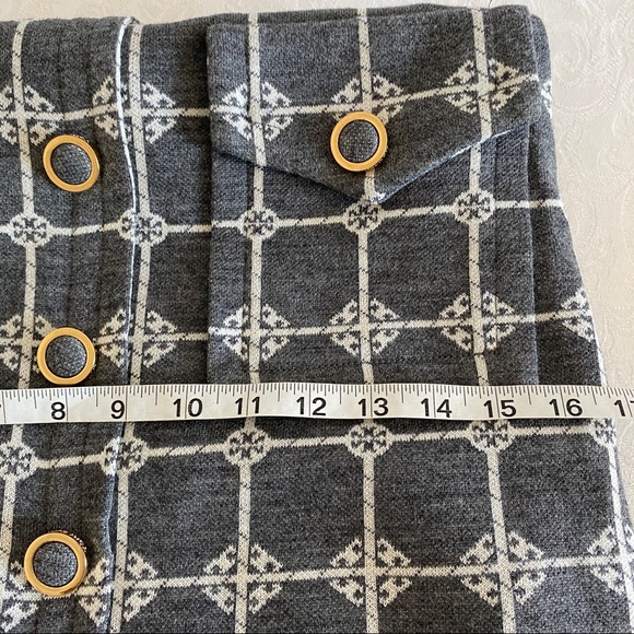 Tory Burch navy belted logo sheath dress - Picture 10 of 11